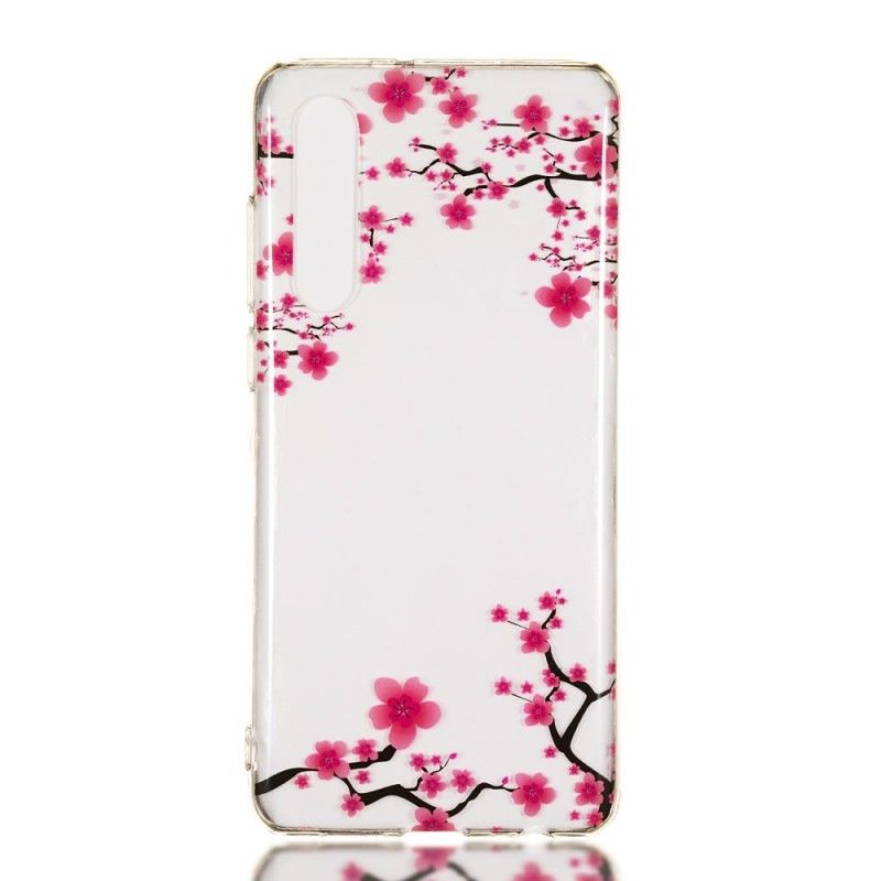 Deksel Huawei P30 Gjennomsiktig Blomstrende Tre Beskyttelse