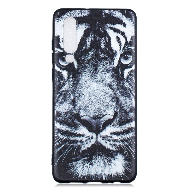 Deksel Huawei P30 Svart Og Hvit Tiger