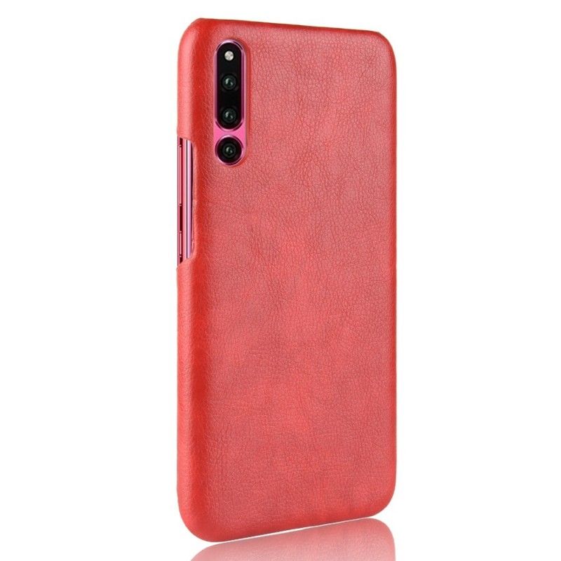 Deksel Huawei P30 Ytelse Lychee-Skinneffekt