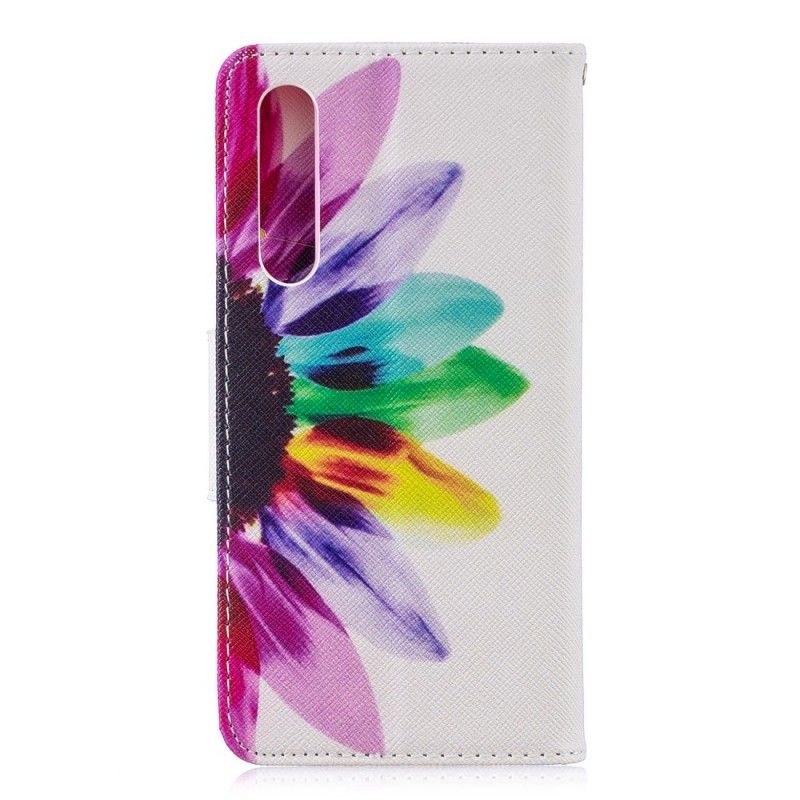 Folio Deksel for Huawei P30 Akvarellblomst