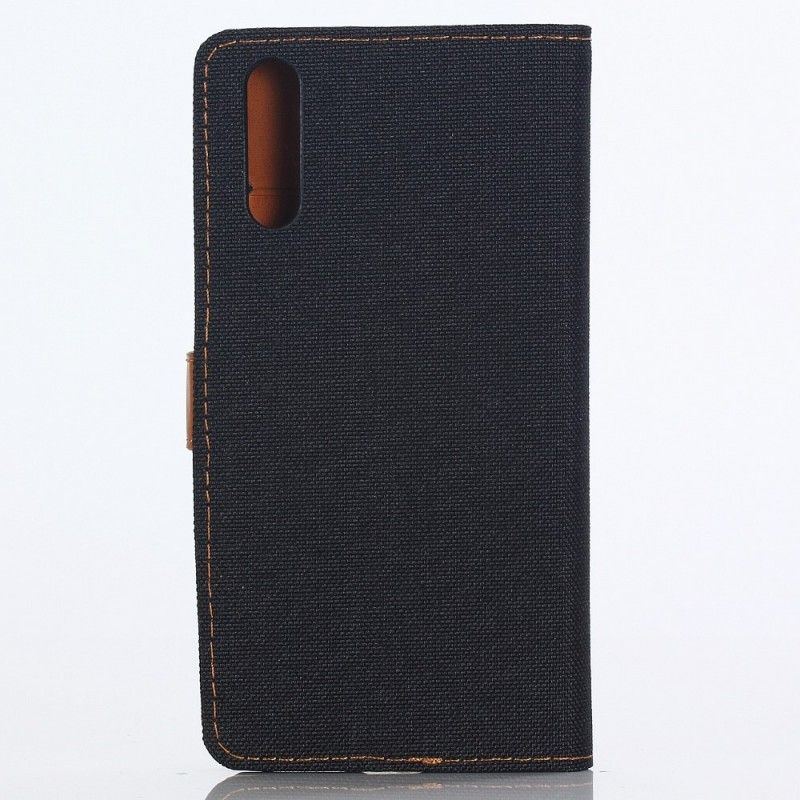 Folio Deksel for Huawei P30 Svart Jeans