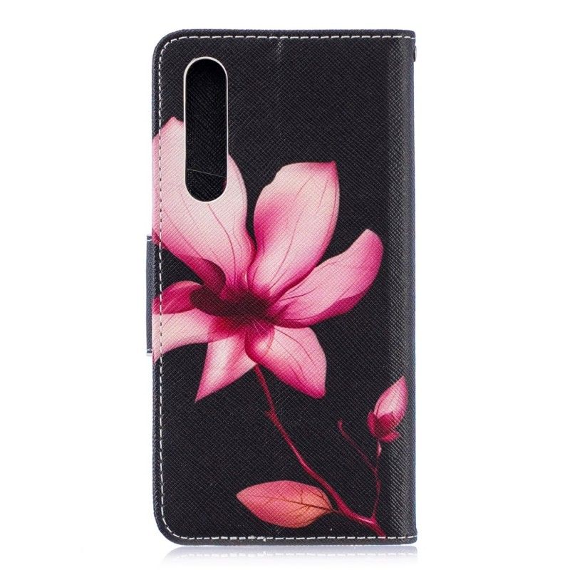 Folio Deksel Huawei P30 Rosa Blomst Beskyttelse