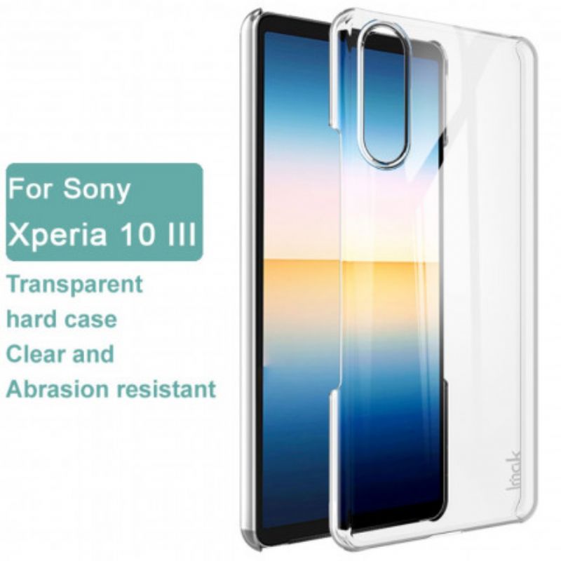 Deksel Sony Xperia 10 Iii Imak Transparent Crystal