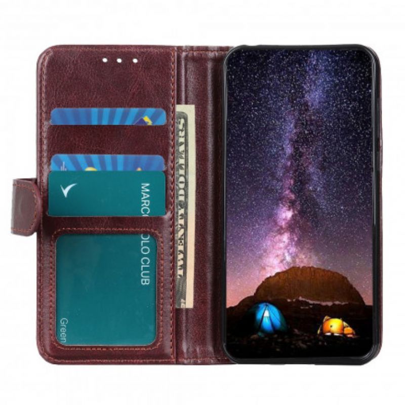 Folio Deksel Sony Xperia 10 Iii Faux Leather Finesse Beskyttelse Deksel