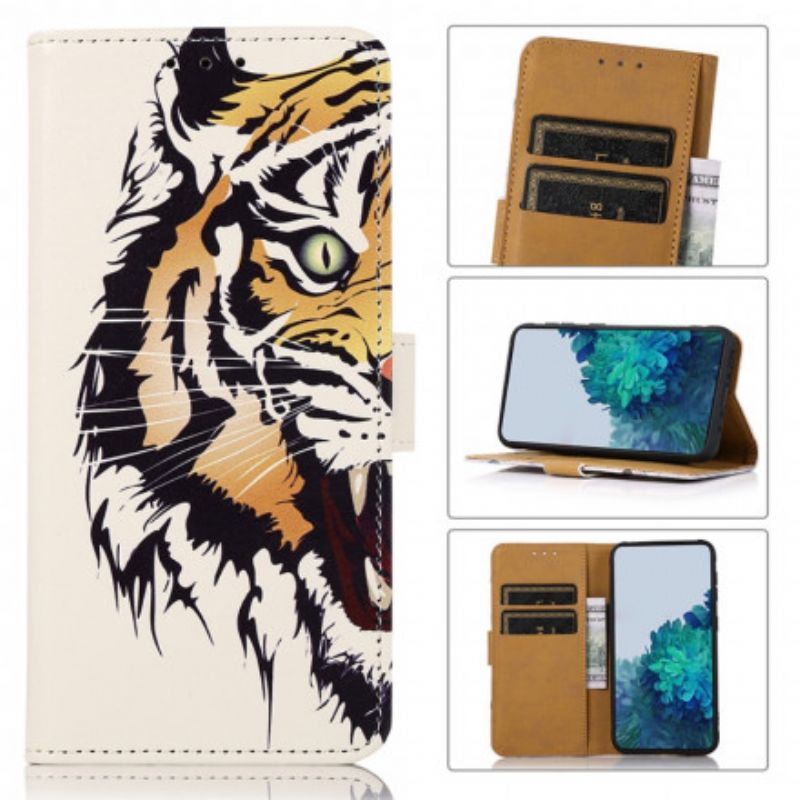 Folio Deksel Sony Xperia 10 Iii Fierce Tiger