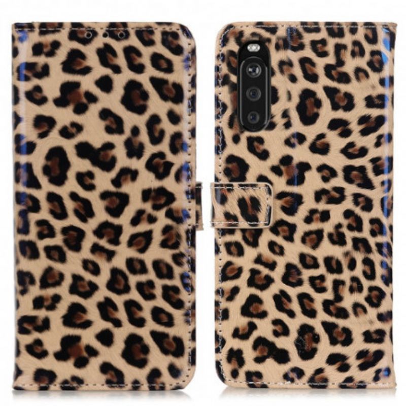 Folio Deksel Sony Xperia 10 Iii Leopard