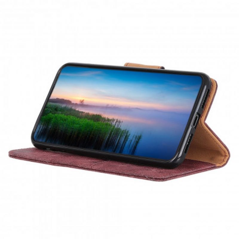 Folio Deksel Til Sony Xperia 10 Iii Vintage Split Leather