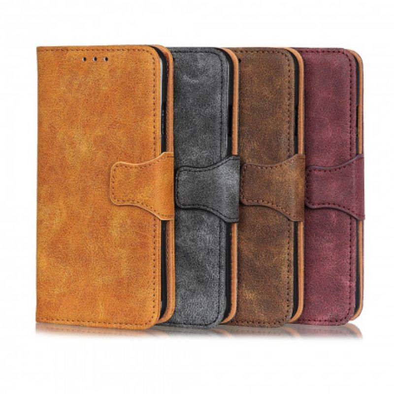 Folio Deksel Til Sony Xperia 10 Iii Vintage Split Leather