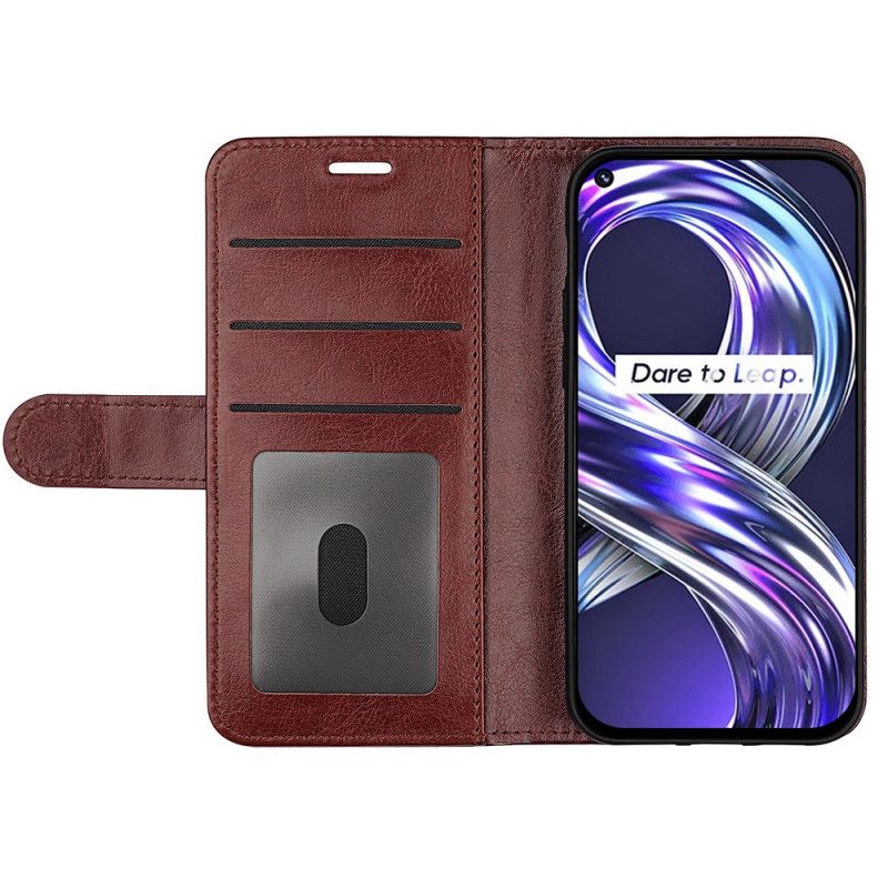 Folio Deksel Til Realme 8i Faux Leather Ultra