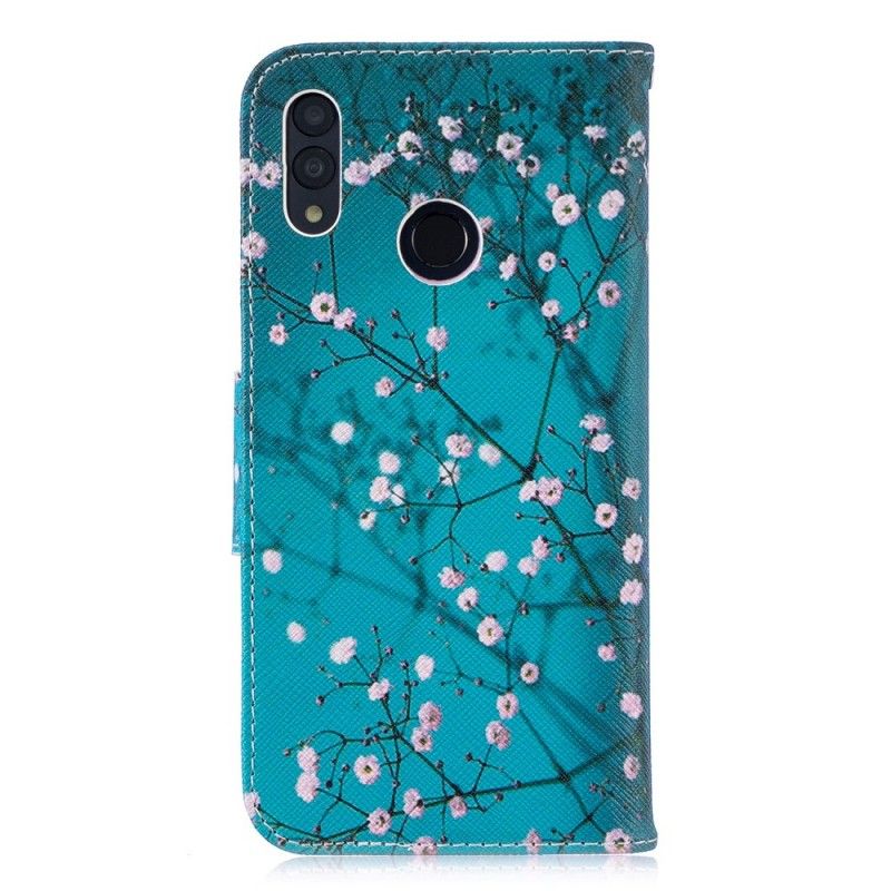 Folio Deksel for Huawei P Smart 2019 Blomstrende Tre