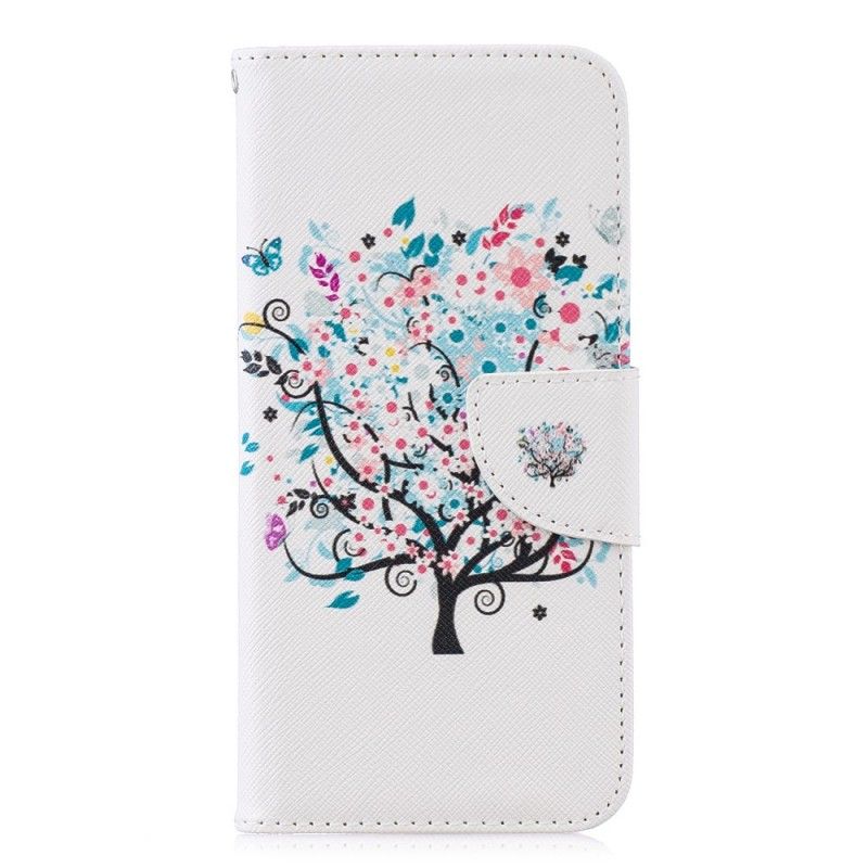 Folio Deksel for Huawei P Smart 2019 Blomstret Tre