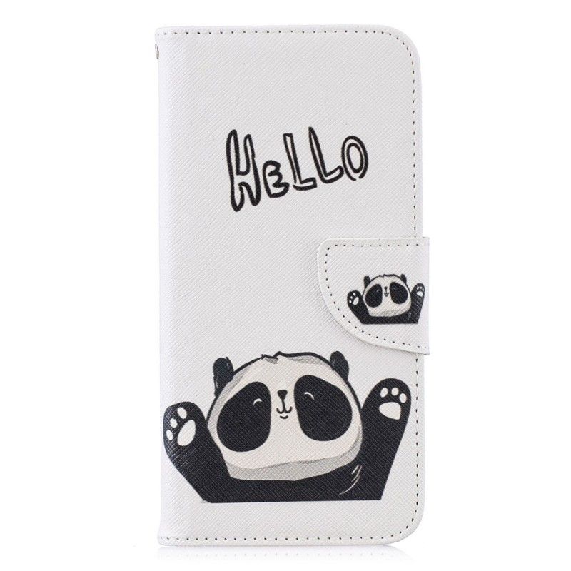 Folio Deksel for Huawei P Smart 2019 Hallo Panda