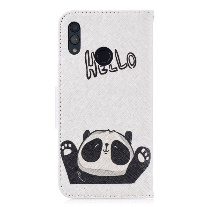 Folio Deksel for Huawei P Smart 2019 Hallo Panda