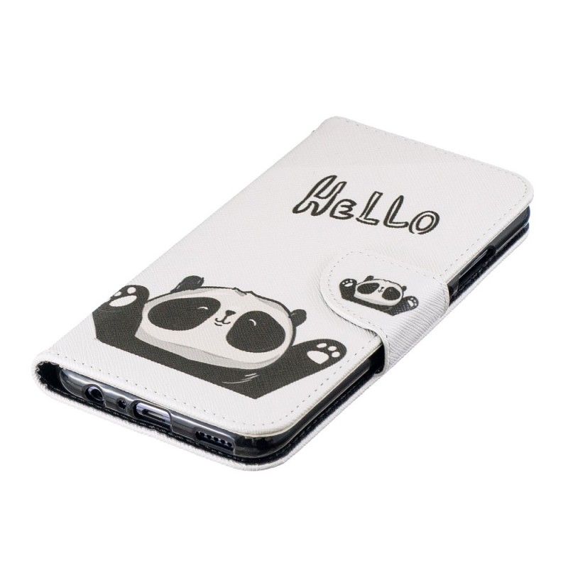 Folio Deksel for Huawei P Smart 2019 Hallo Panda