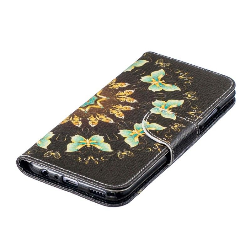 Folio Deksel for Huawei P Smart 2019 Sommerfuglmandala