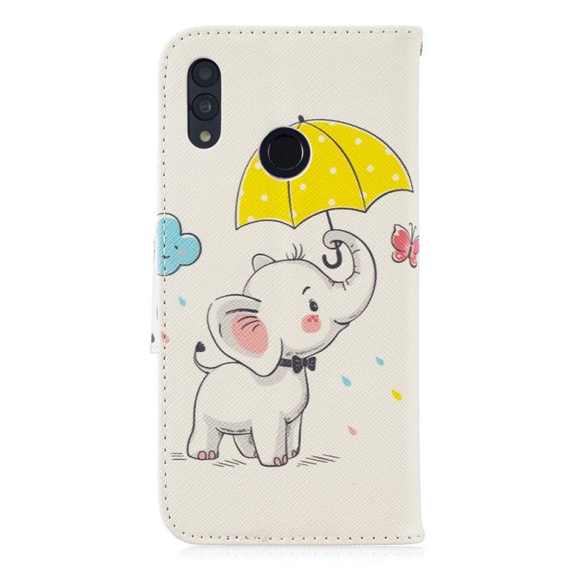 Folio Deksel Huawei P Smart 2019 Baby Elefant