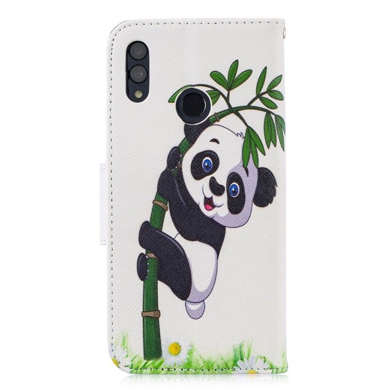 Folio Deksel Huawei P Smart 2019 Panda På Bambus