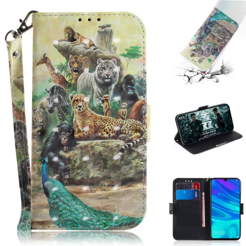 Folio Deksel Huawei P Smart 2019 Tanga Safaridyr