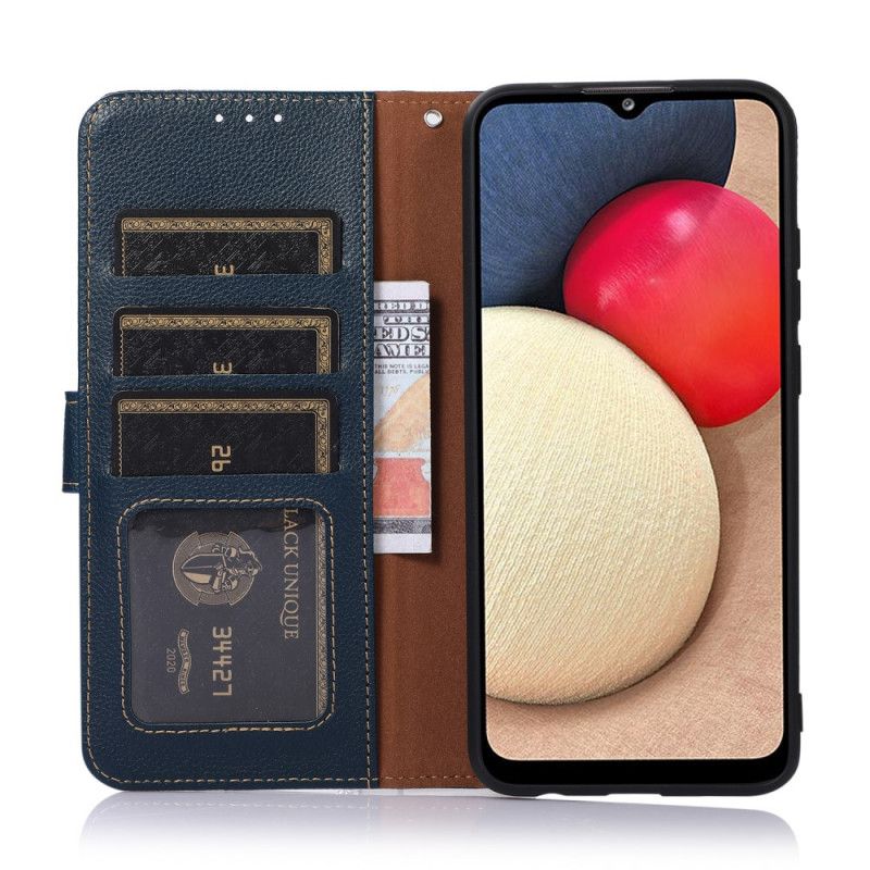 Folio Deksel Til Xiaomi Redmi Note 11 Pro / Note 11 Pro Plus Lychee Style Rfid Khazneh