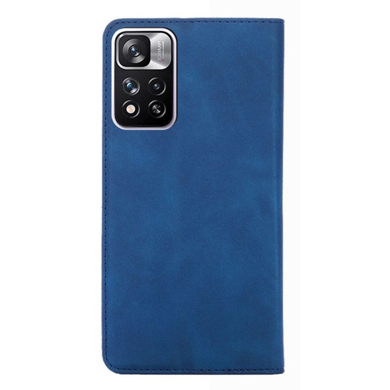 Folio Deksel Til Xiaomi Redmi Note 11 Pro / Note 11 Pro Plus Skin-touch Skinneffekt