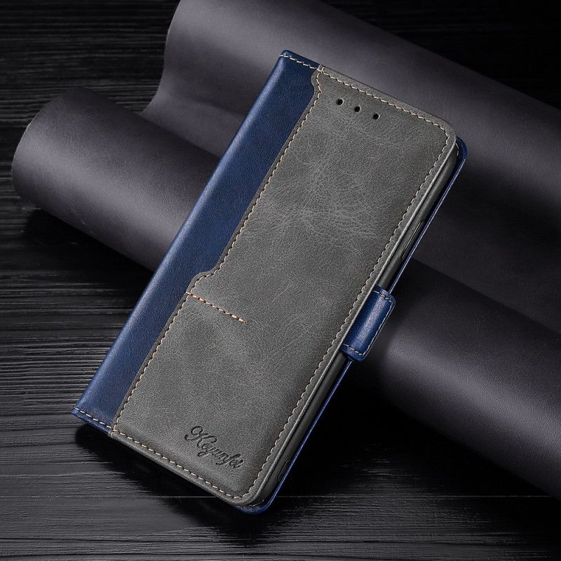 Folio Deksel Til Xiaomi Redmi Note 11 Pro / Note 11 Pro Plus Tofarget Skinnstil