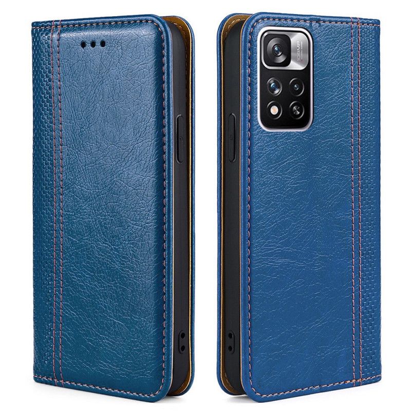 Folio Deksel Til Xiaomi Redmi Note 11 Pro / Note 11 Pro Plus Vintage Skinnstil