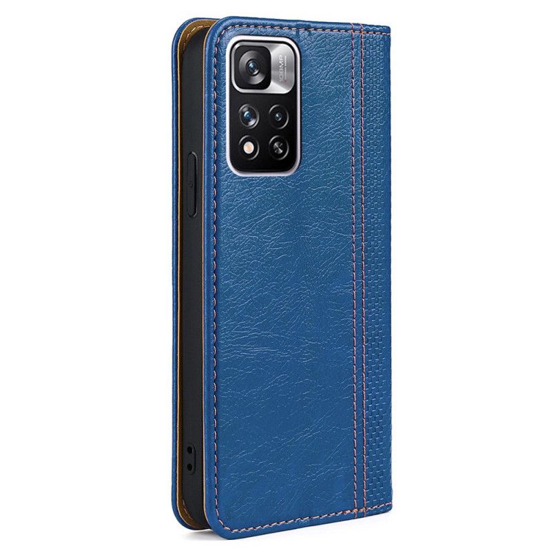 Folio Deksel Til Xiaomi Redmi Note 11 Pro / Note 11 Pro Plus Vintage Skinnstil