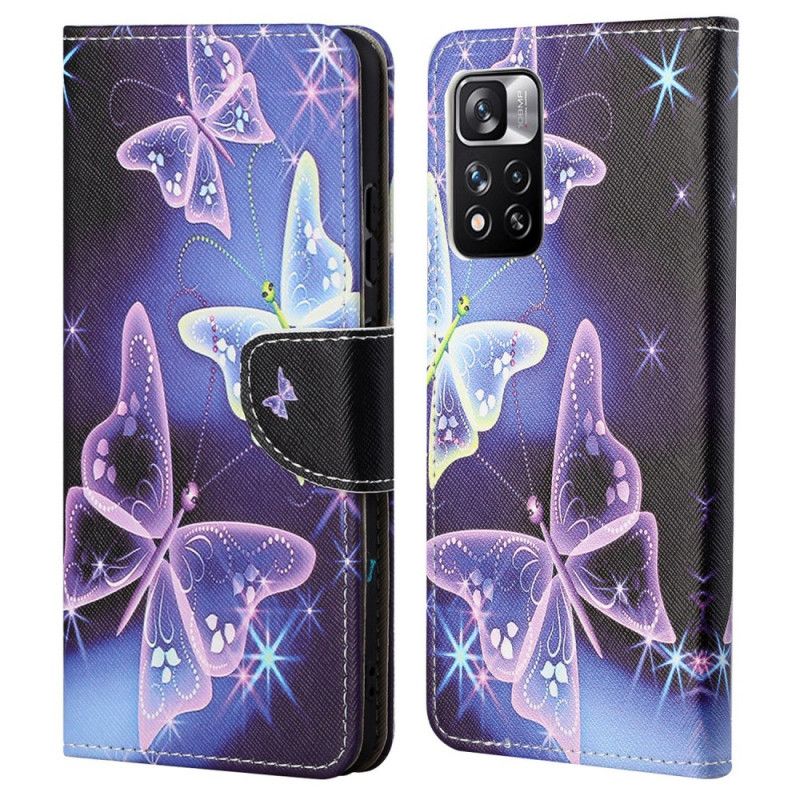 Folio Deksel Xiaomi Redmi Note 11 Pro / Note 11 Pro Plus Butterflies Design