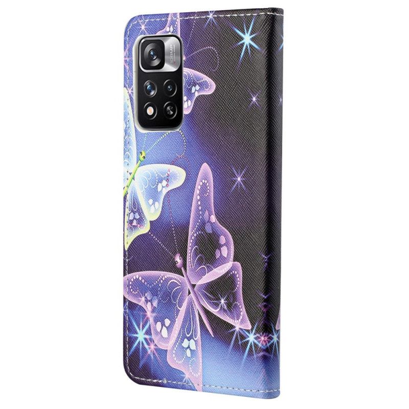 Folio Deksel Xiaomi Redmi Note 11 Pro / Note 11 Pro Plus Butterflies Design