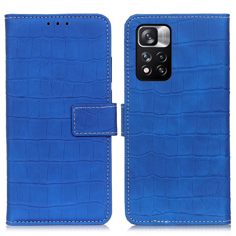 Folio Deksel Xiaomi Redmi Note 11 Pro / Note 11 Pro Plus Crocodile Power