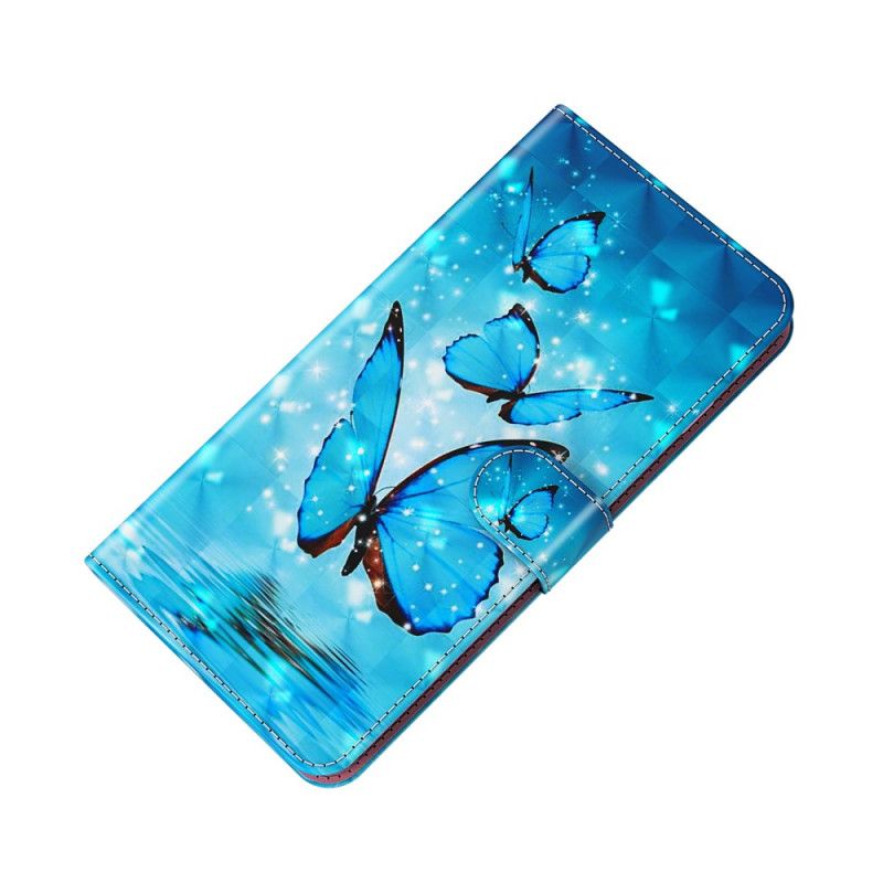 Folio Deksel Xiaomi Redmi Note 11 Pro / Note 11 Pro Plus Flying Blue Butterflies