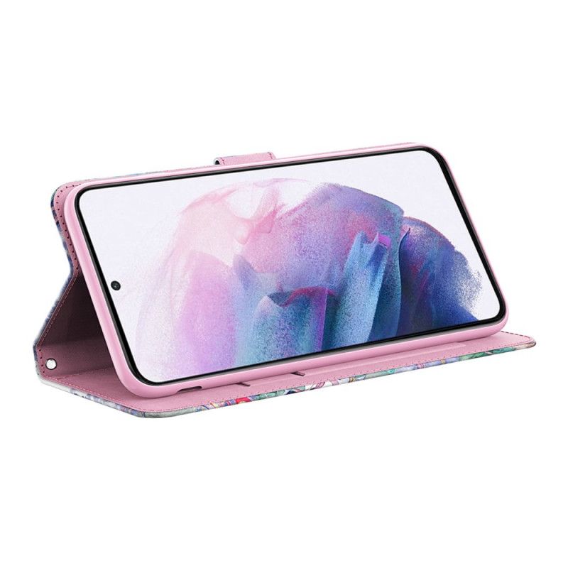 Folio Deksel Xiaomi Redmi Note 11 Pro / Note 11 Pro Plus Lys Flekk Rosa Tre Beskyttelse Deksel