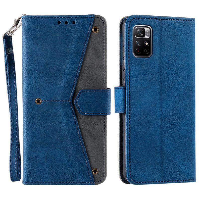 Folio Deksel Xiaomi Redmi Note 11 Pro / Note 11 Pro Plus Skin-touch Sømmer