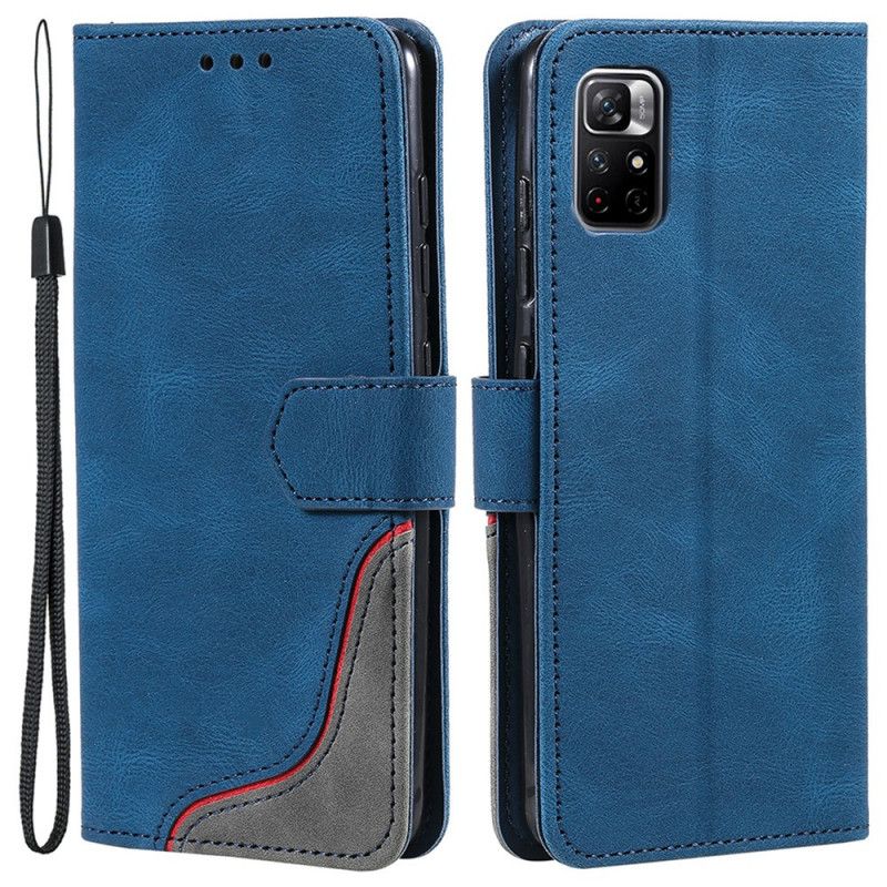 Folio Deksel Xiaomi Redmi Note 11 Pro / Note 11 Pro Plus Split Leather Skin-touch