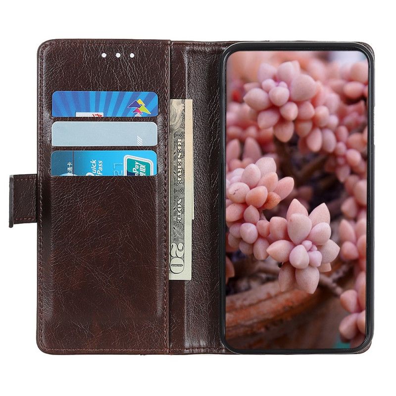 Folio Deksel Xiaomi Redmi Note 11 Pro / Note 11 Pro Plus Style Nappa Leather Vintage Nagler Beskyttelse Deksel