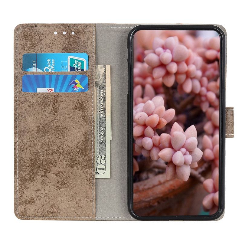 Folio Deksel Xiaomi Redmi Note 11 Pro / Note 11 Pro Plus Vintage Skinneffekt