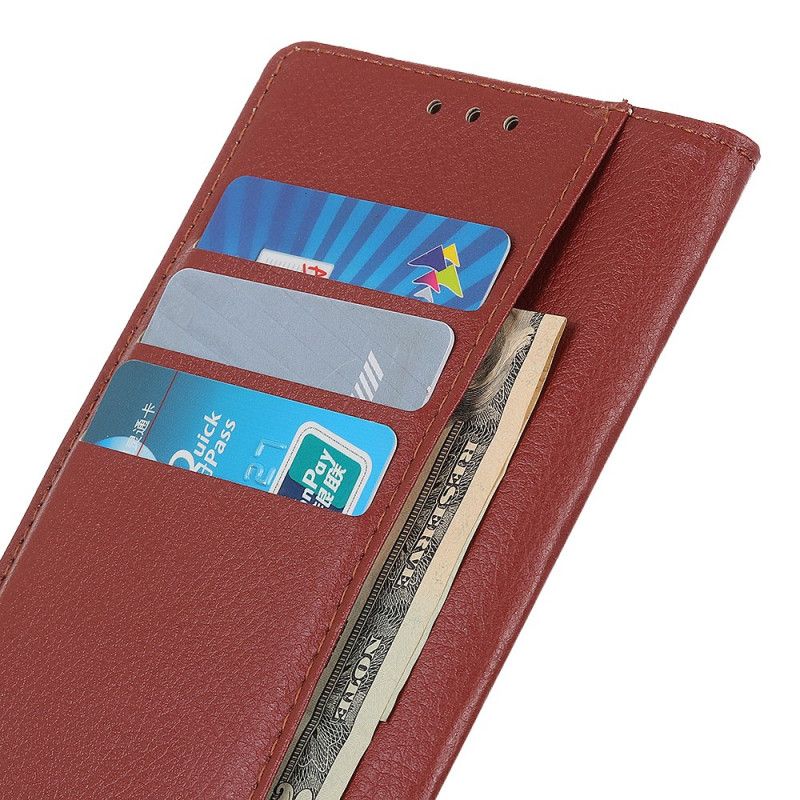 Lærdeksel Folio Deksel Xiaomi Redmi Note 11 Pro / Note 11 Pro Plus Mobildeksel Premium Litchi Leather Effect