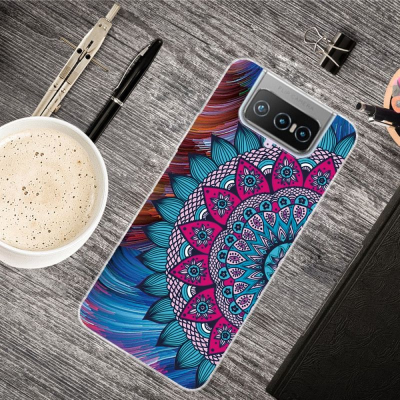 Deksel Asus Zenfone 7 / 7 Pro Fargerik Mandala Beskyttelse