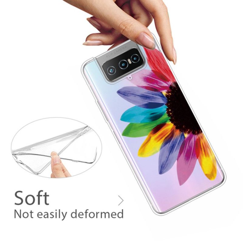 Deksel Asus Zenfone 7 / 7 Pro Farget Blomst