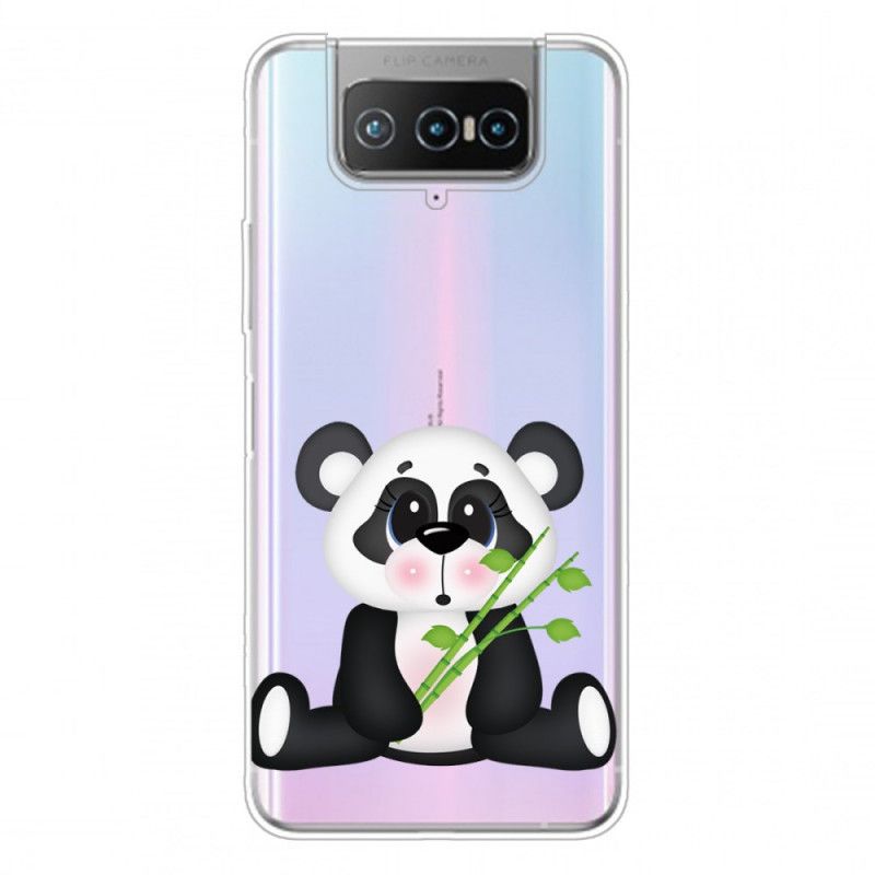 Deksel Asus Zenfone 7 / 7 Pro Gjennomsiktig Trist Panda