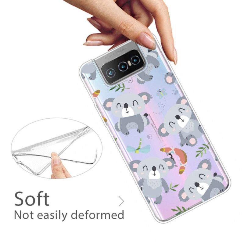 Deksel Asus Zenfone 7 / 7 Pro Søte Koalaer