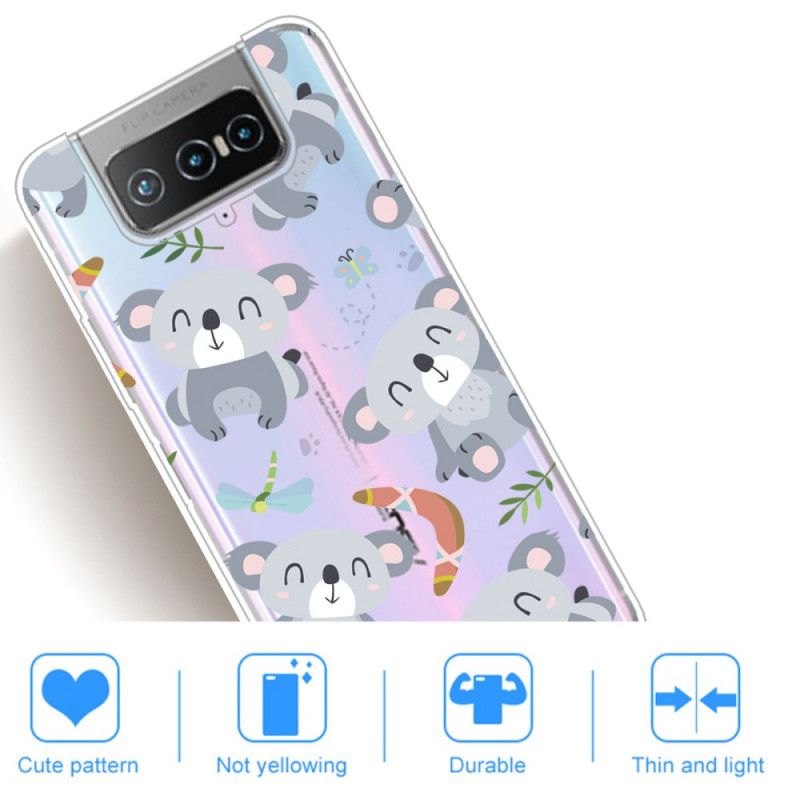 Deksel Asus Zenfone 7 / 7 Pro Søte Koalaer