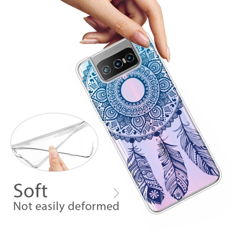 Deksel Asus Zenfone 7 / 7 Pro Unik Blomstermandala Anti-fall