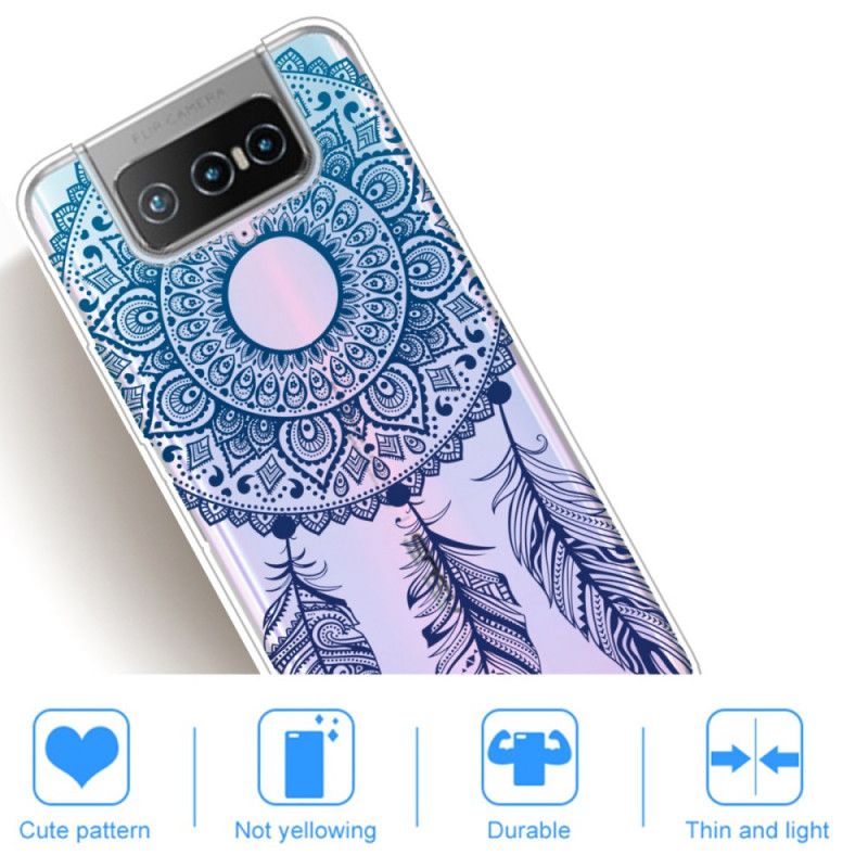 Deksel Asus Zenfone 7 / 7 Pro Unik Blomstermandala Anti-fall