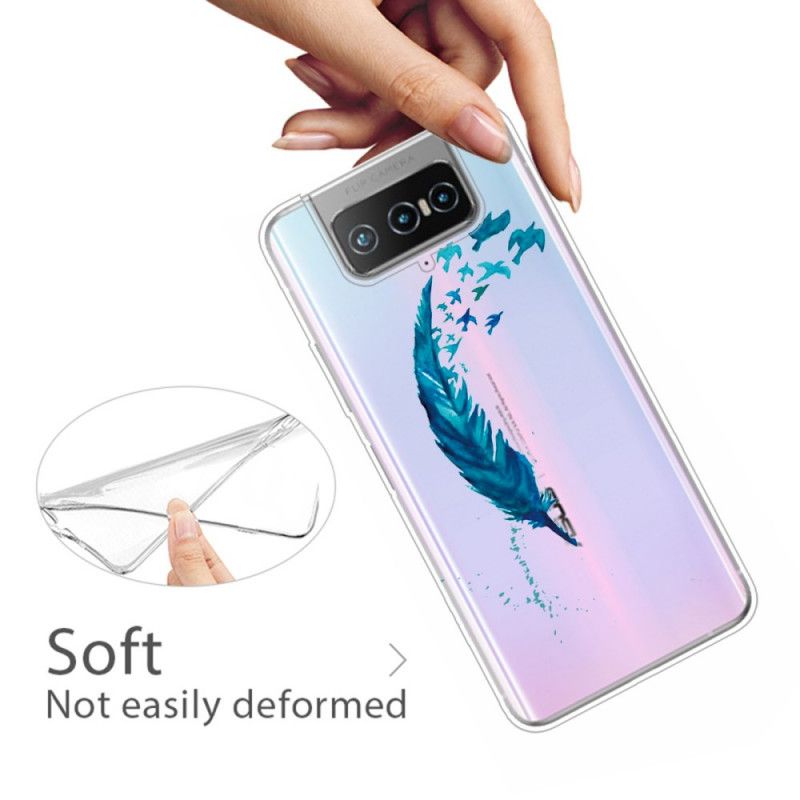 Deksel Asus Zenfone 7 / 7 Pro Vakker Fjær