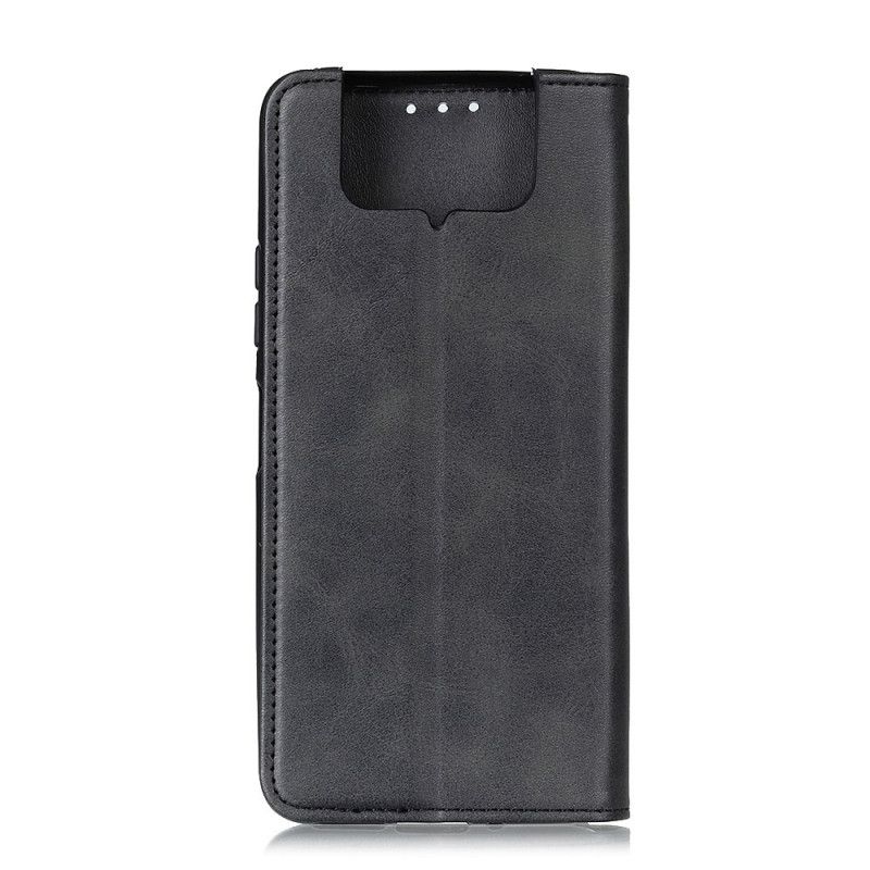 Folio Deksel for Asus Zenfone 7 / 7 Pro Svart Delt Skinn