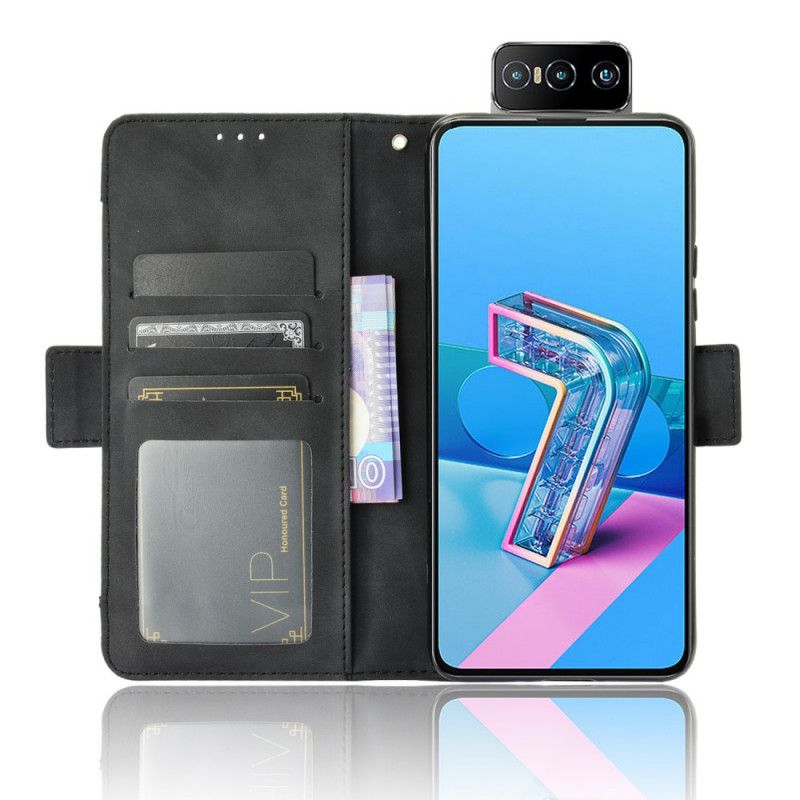 Folio Deksel for Asus Zenfone 7 / 7 Pro Svart Førsteklasses Multikort