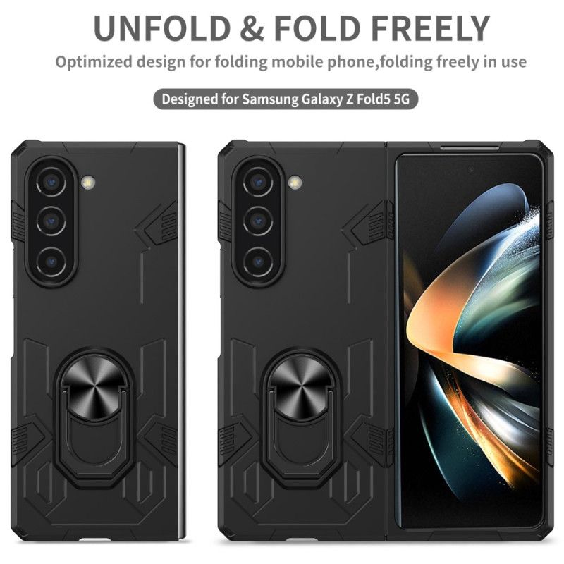 Deksel Samsung Galaxy Z Fold 5 Mobildeksel Defender Ring-støtte