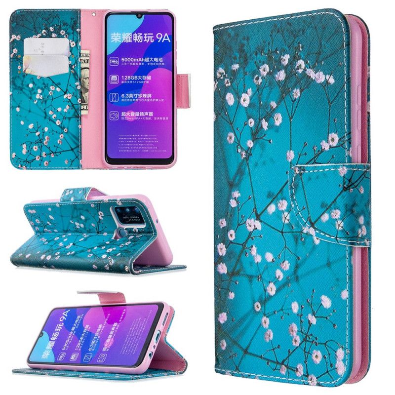 Folio Deksel Honor 9A Blomstrende Tre