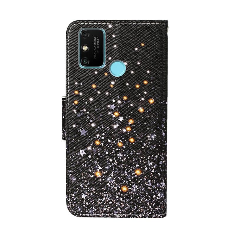 Folio Deksel Honor 9A Glittergradient